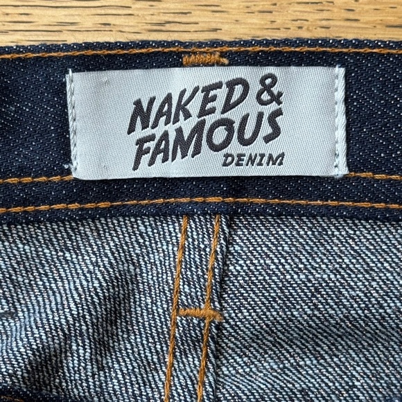 Naked & Famous Weird Guy Copperhead Selvedge Jeans 28x31 - Picture 2 of 7
